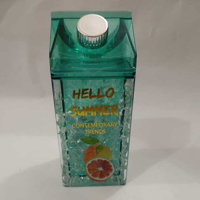 Jell Filled Carton Sipper Glass
