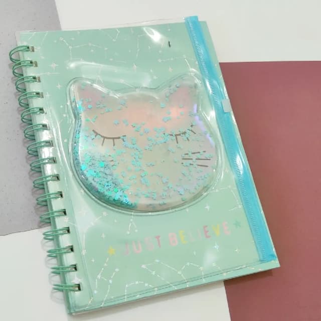 Cat diary with Silicone pouch