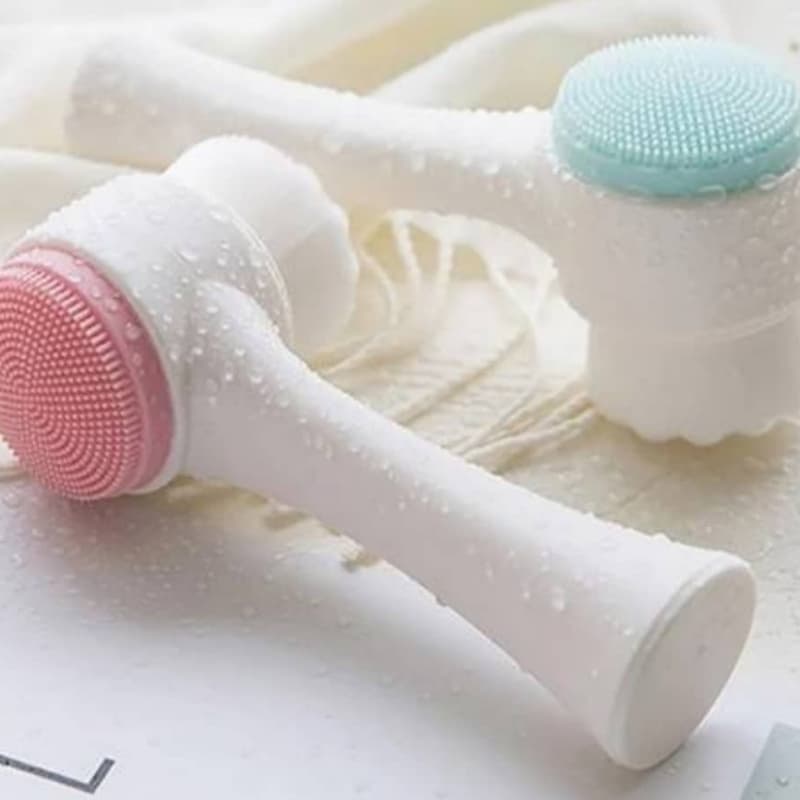 2 in 1 silicone Face massager