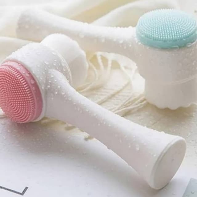 2 in 1 silicone Face massager