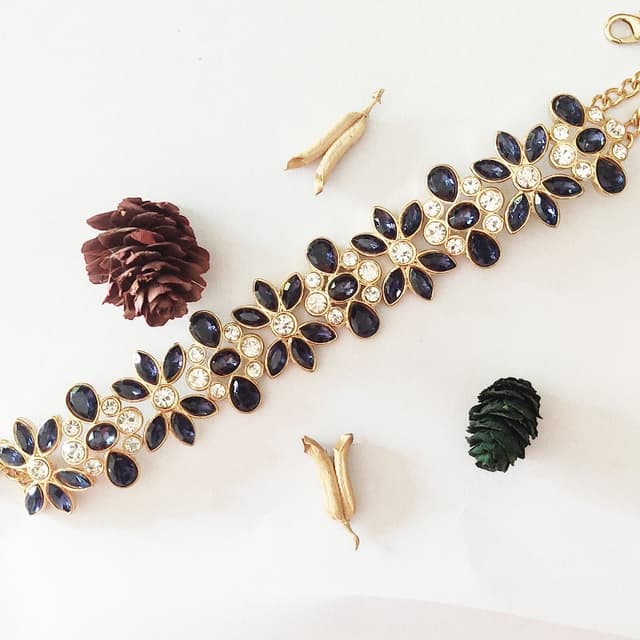 Ethnic Blue Choker